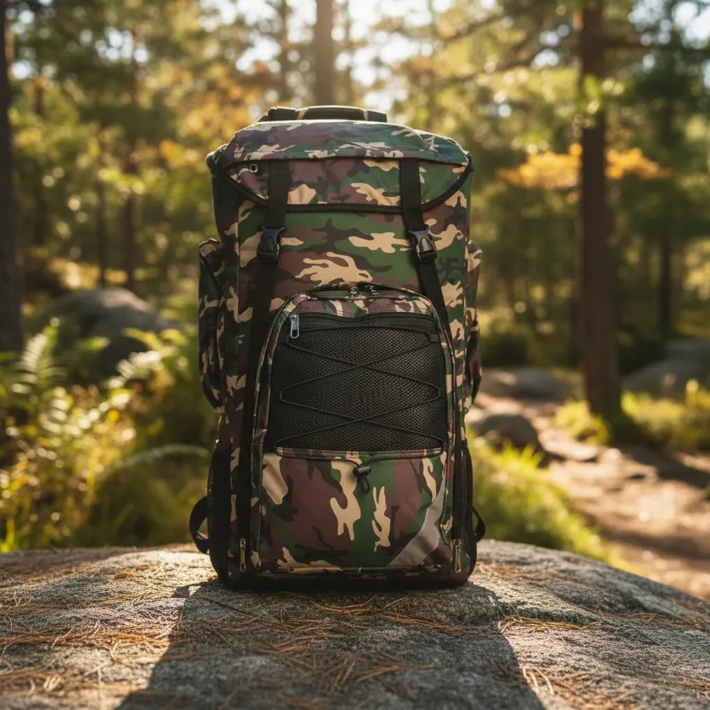 Mochila Outdoor 100L Mimetizada Reflectante 5517