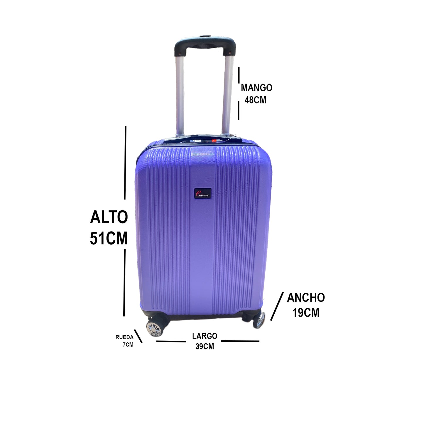 Maleta Viaje Mano Cabina ABS Avion 10 A 12 Kilos Carry On