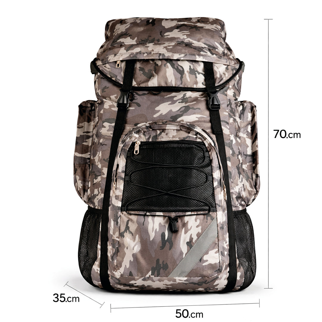 Mochila Outdoor 100L Mimetizada Reflectante 5517