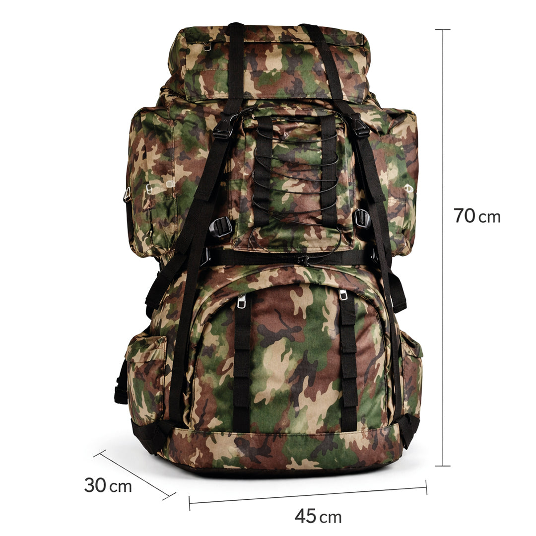 Mochila Trekking Impermeable Mimetizada 5149