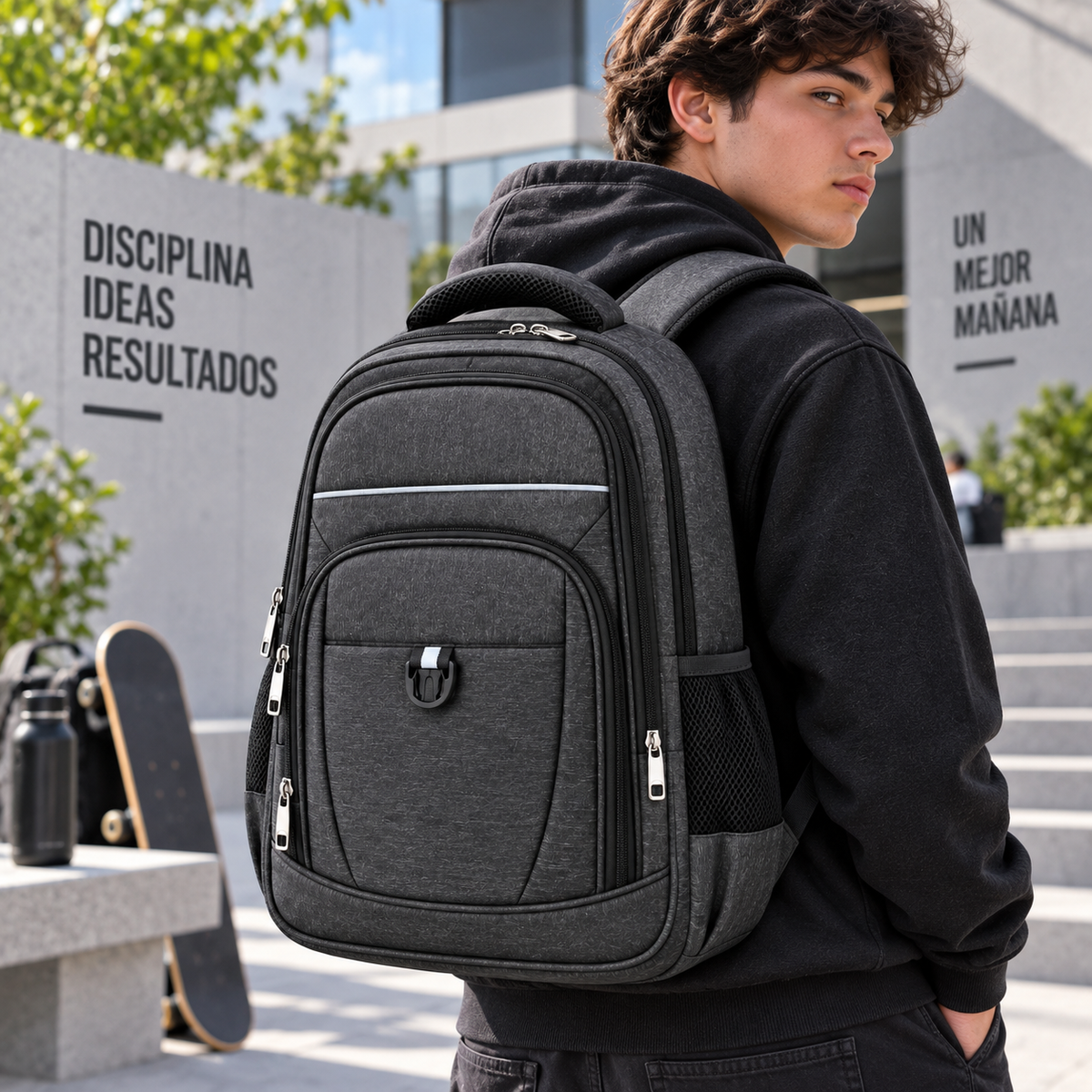 Mochila Semi Acolchada 30 L Porta Notebook 3678