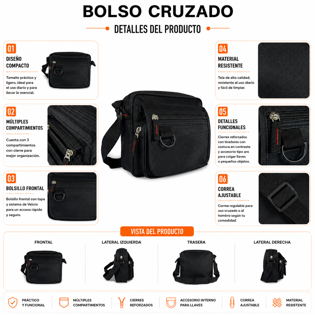 Bolso Cruzado 1603 S