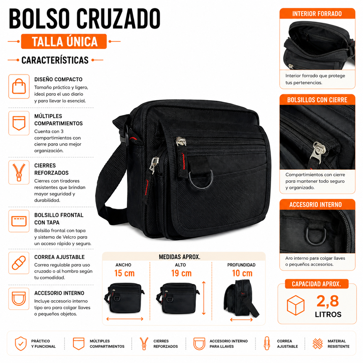 Bolso Cruzado 1603 S