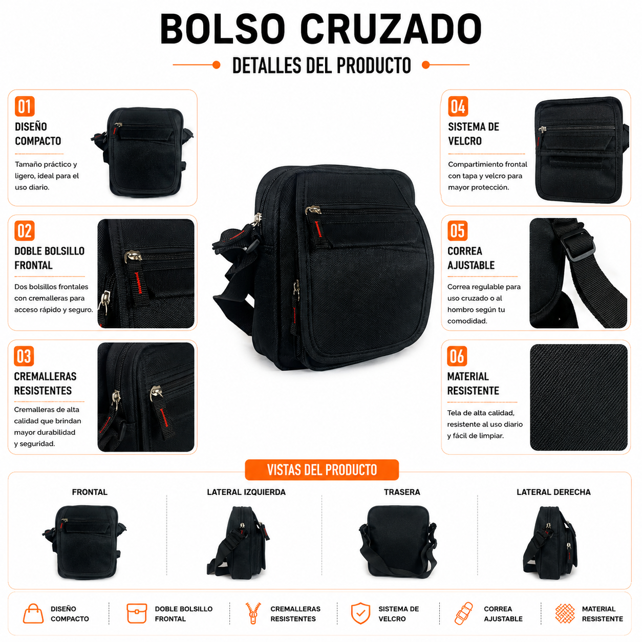 Bolso Cruzado 1602 S