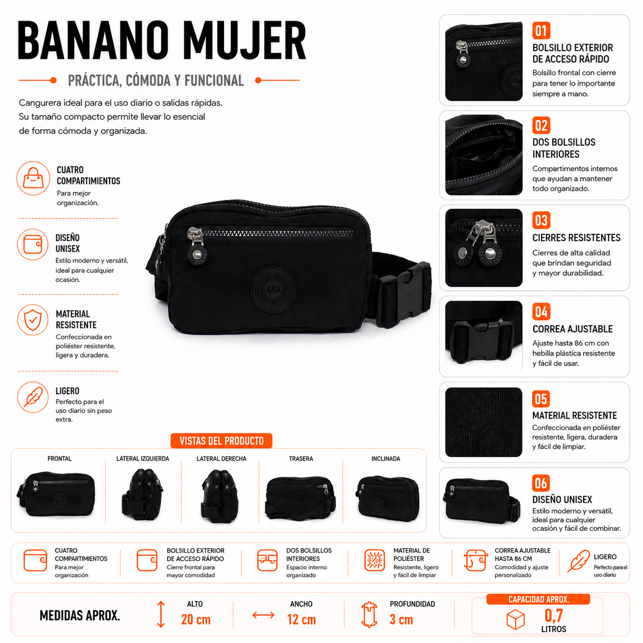 Banano Mujer 8105