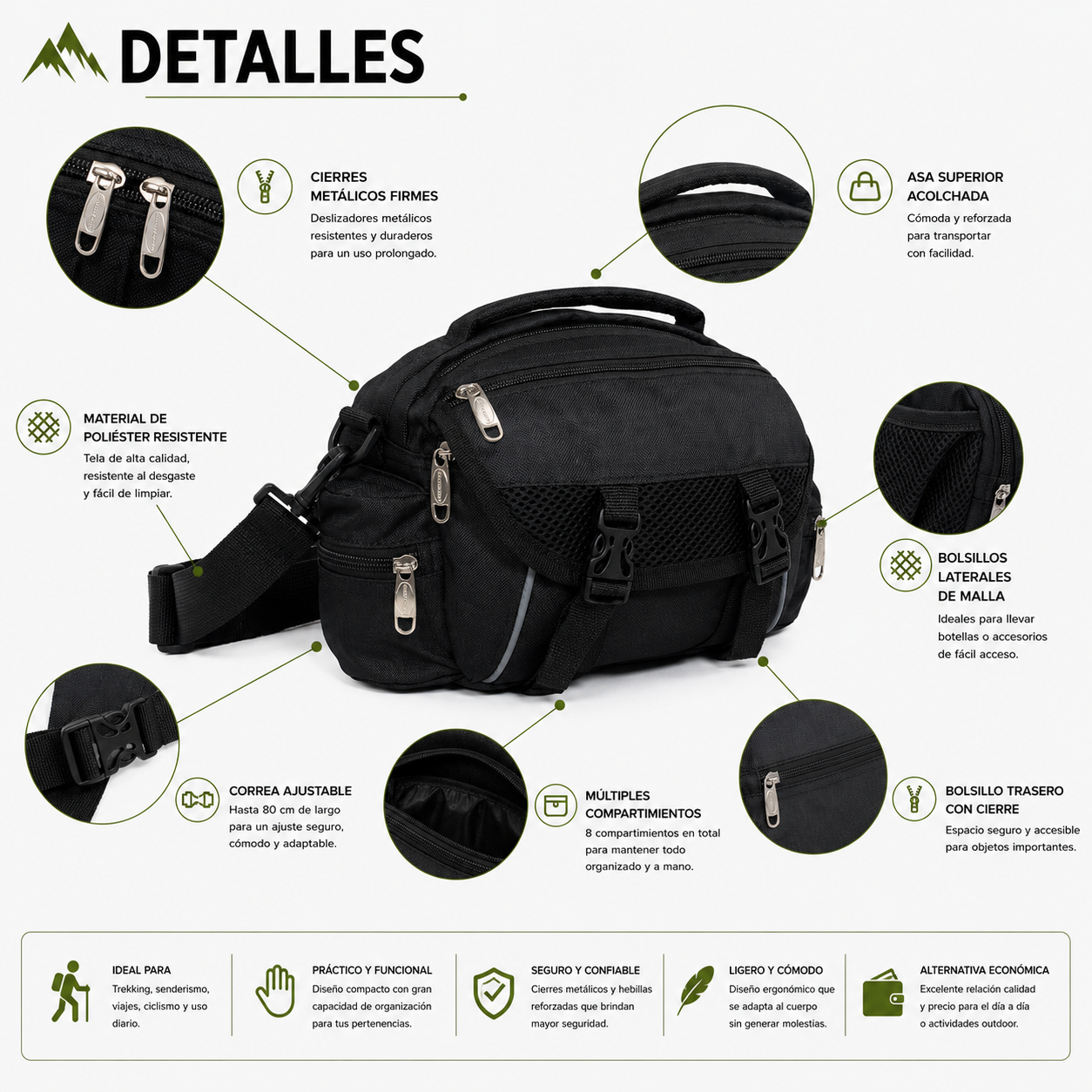 Banano Bolso  Trekking Outdoor 1099