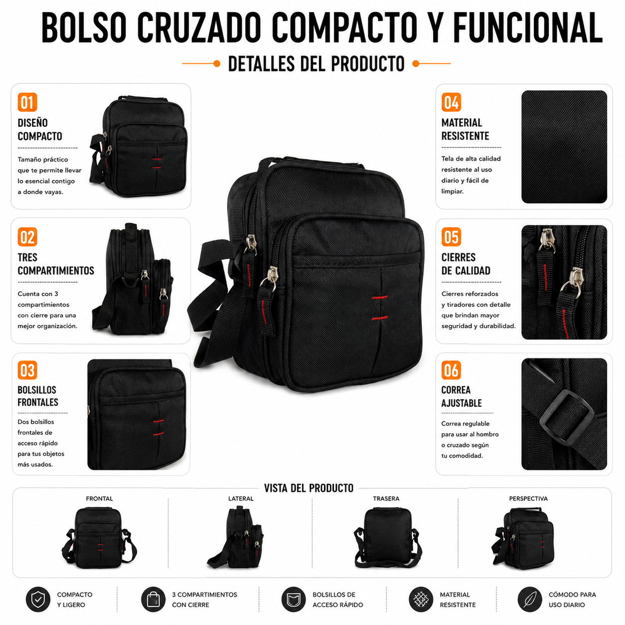 Bolso Cruzado 1604 S