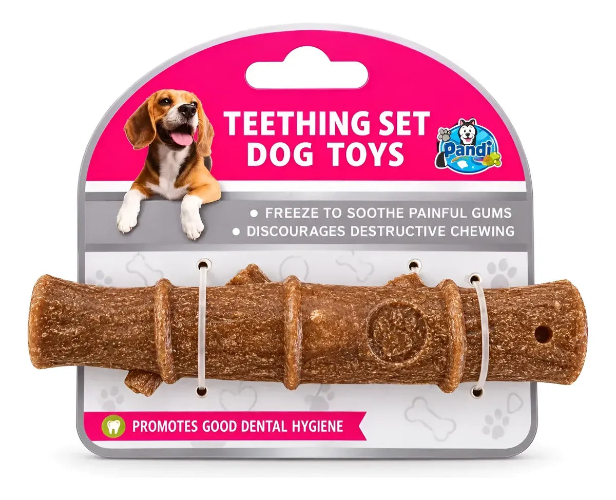 Juguete Mordedor Dental Para Perros Tipo Hueso Antiestrés - Palo