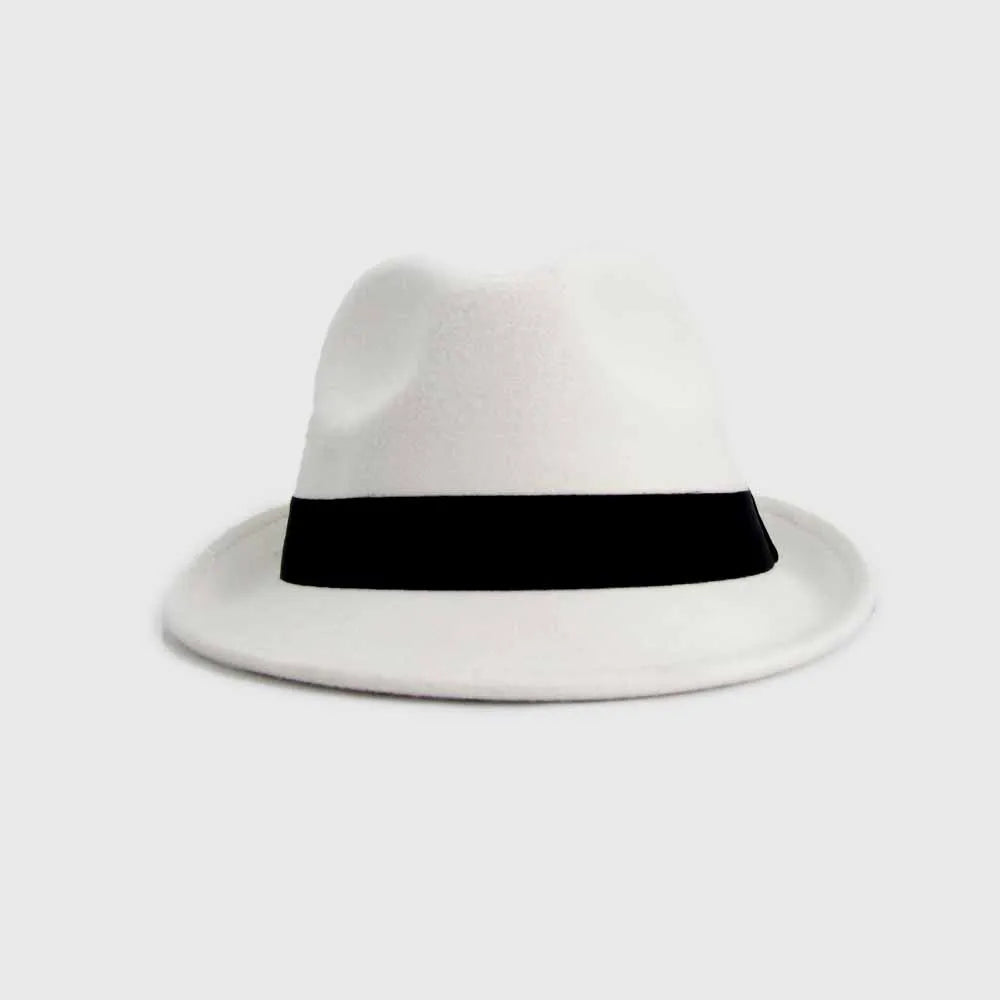 Sombrero Fedora de Fieltro Unisex Estilo Clásico Elegante- HE027