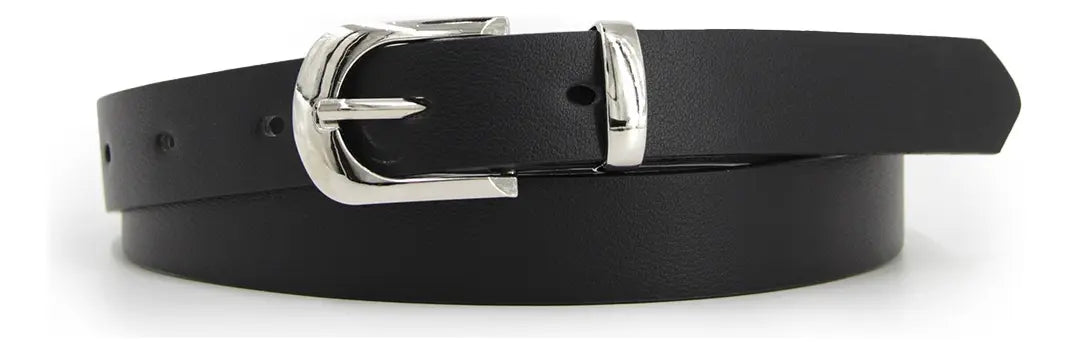 Cinturón Mujer Pasador Metálico Angosto -B316