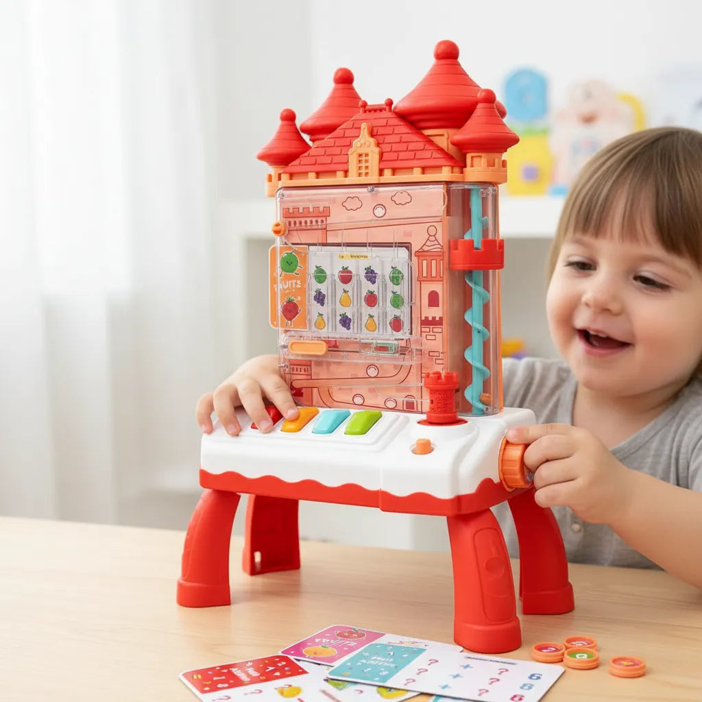 Juego Educativo Montessori Castillo Interactivo 3 en 1 Niños