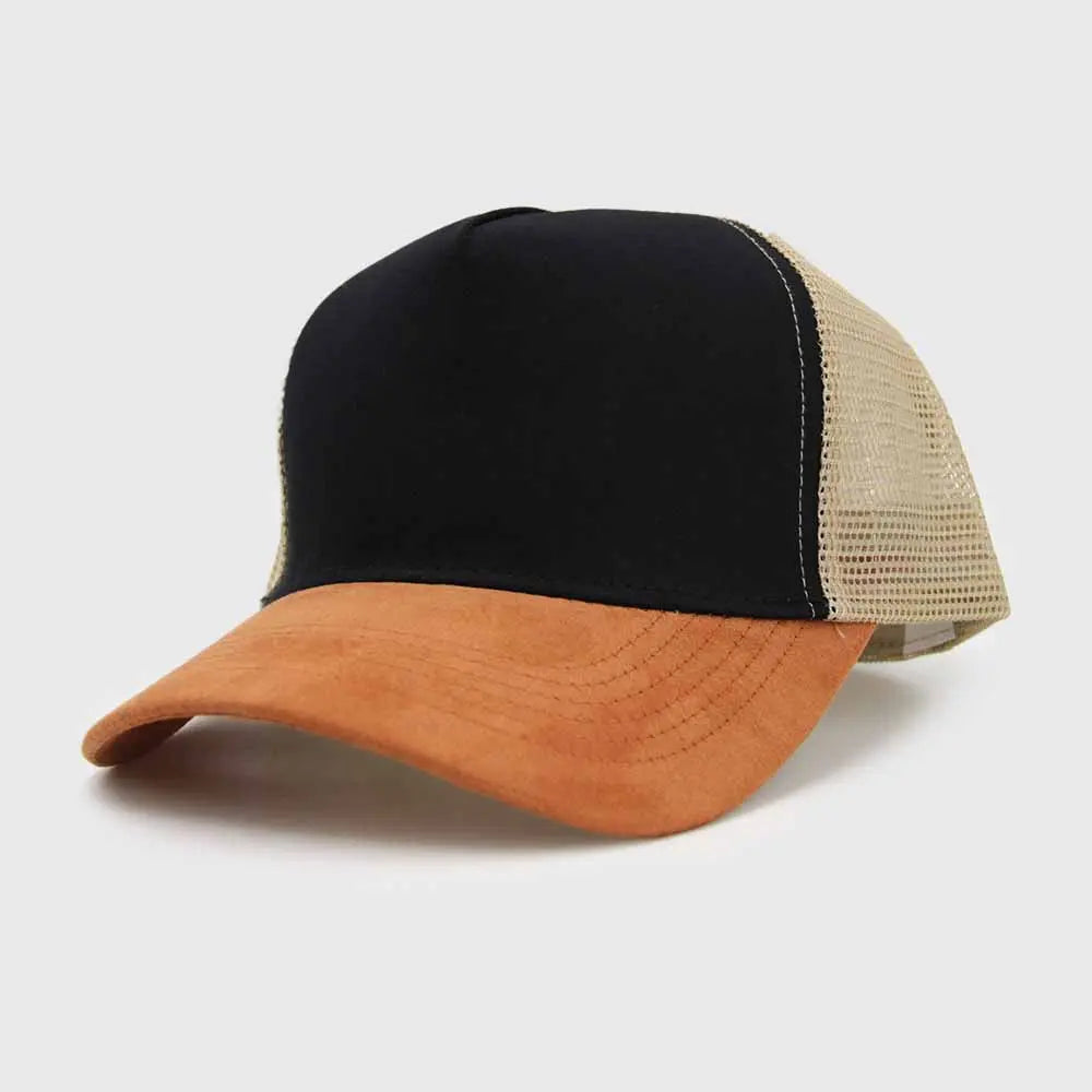 Jockey Trucker Cap 5 Paneles Algodón Gamuza - HT008
