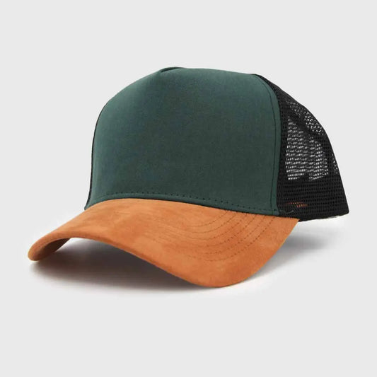 Jockey Trucker Cap 5 Paneles Algodón Gamuza - HT008