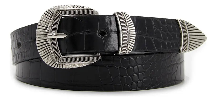 Cinturón Mujer Hebilla Vaquero -B536