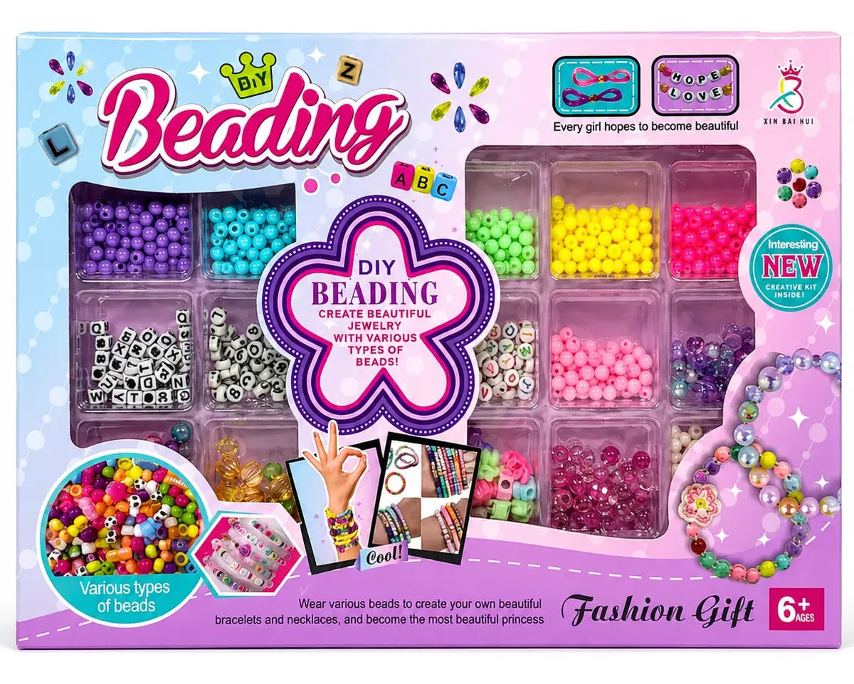 Set Para Hacer Pulseras Collares y Accesorios Niñas +100pcs