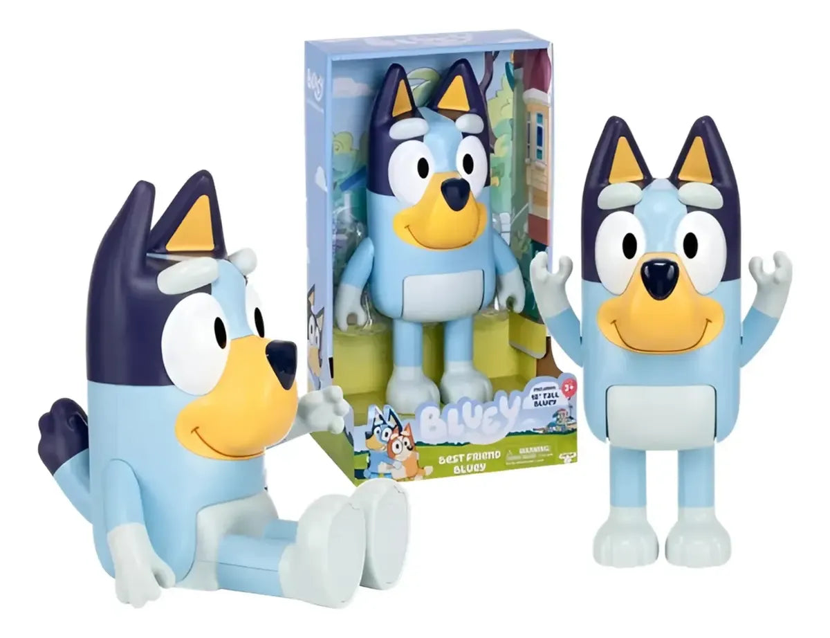 Muñeco Articulado Bluey Figura Juguete Infantil 25 Cm