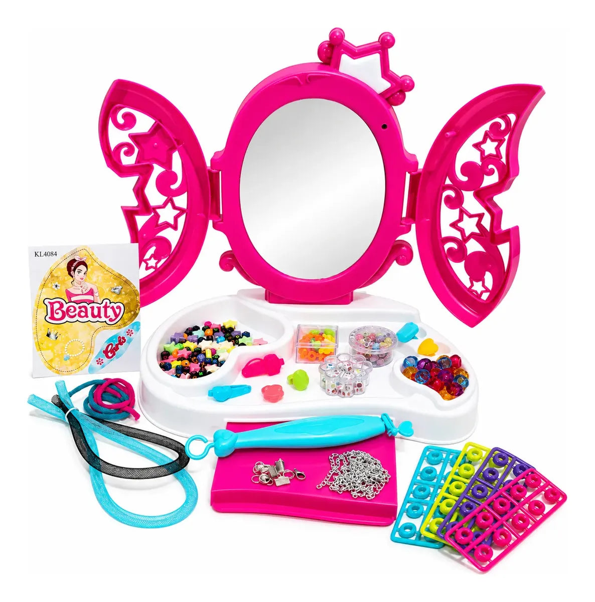 Set Para Crear Pulseras con Tocador Espejo Luz y Sonido