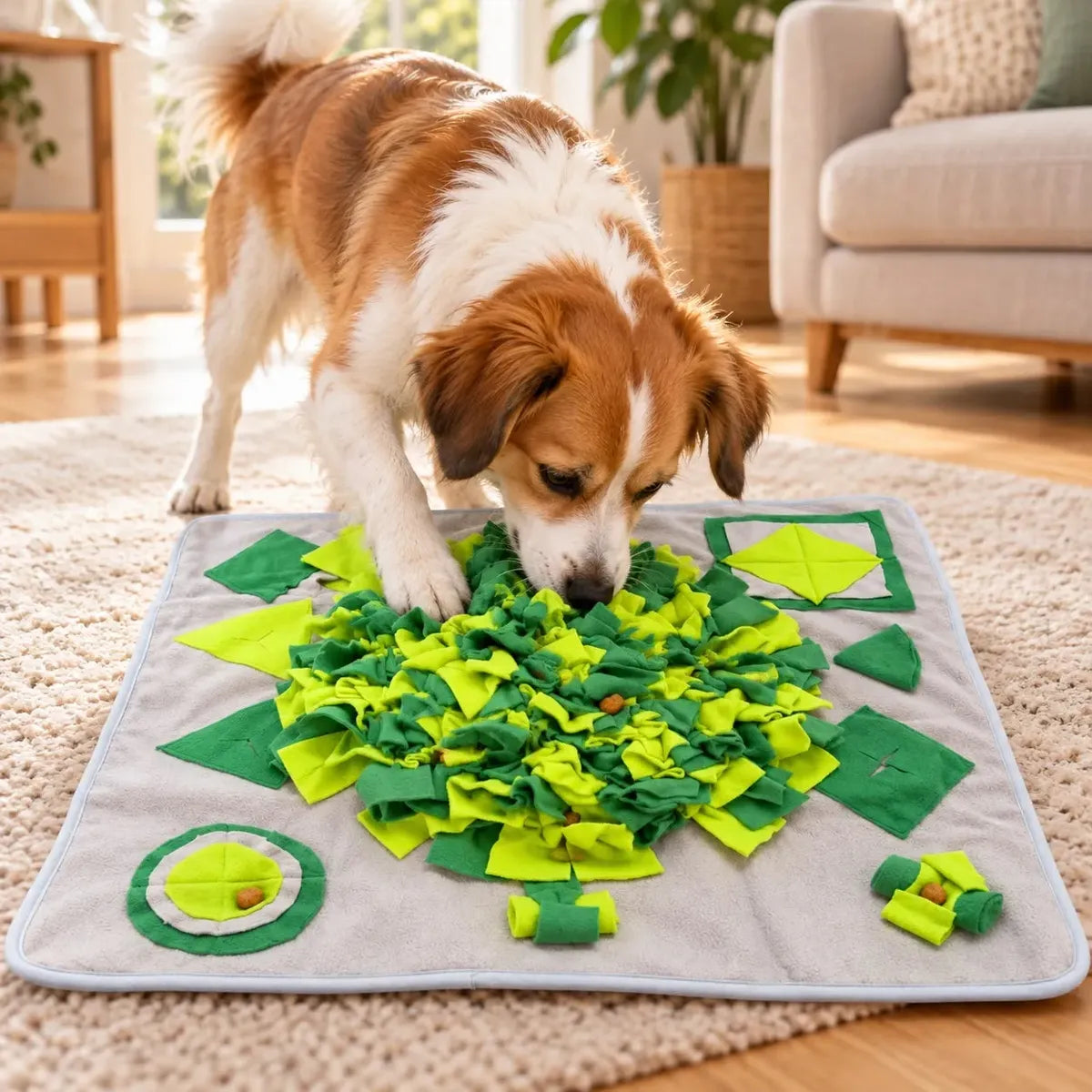Manta Olfativa Interactiva Para Perros Antiestrés 69x69 Cm