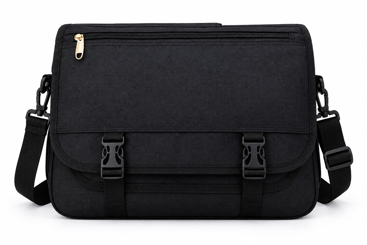 Maletín Porta Notebook Expandible Negro 1081