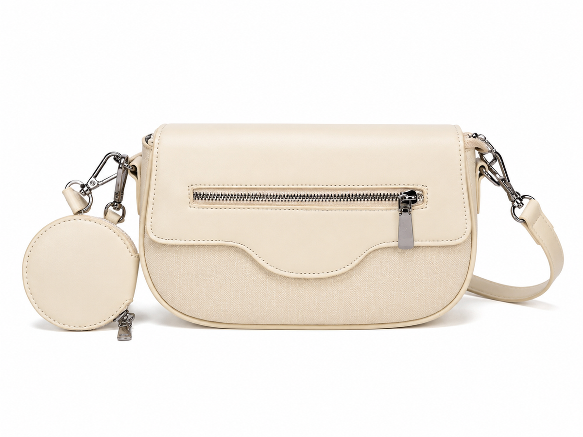 Cartera Bandolera Mujer con 2 Straps y Monedero Desmontable - JJ3752