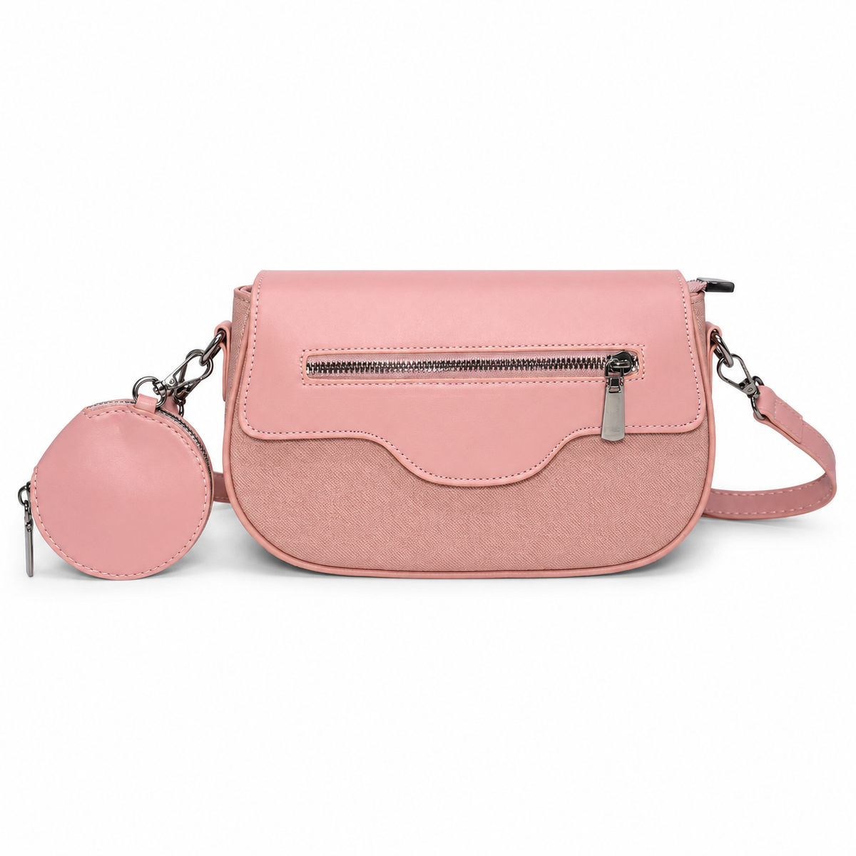 Cartera Bandolera Mujer con 2 Straps y Monedero Desmontable - JJ3752