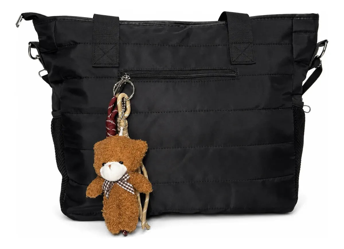 Bolso Tote Mujer Grande con Charm y Correa Removible 14L JJ260301