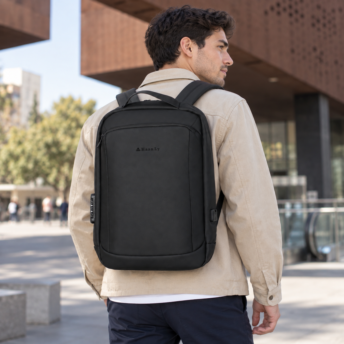 Mochila Antirrobo 25L Porta Notebook 2403