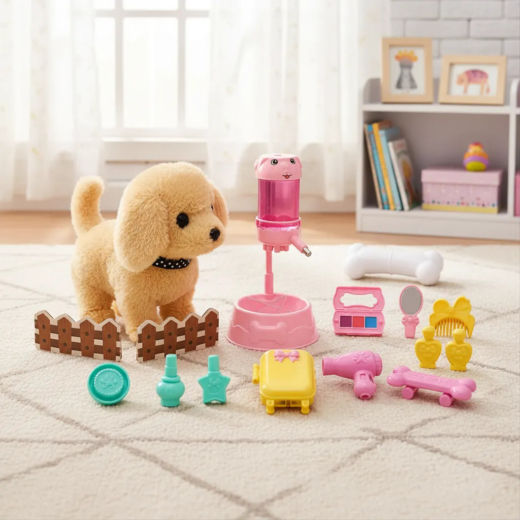 Juguete Interactivo Cuida Tu Mascota Peluche Accesorio Niños