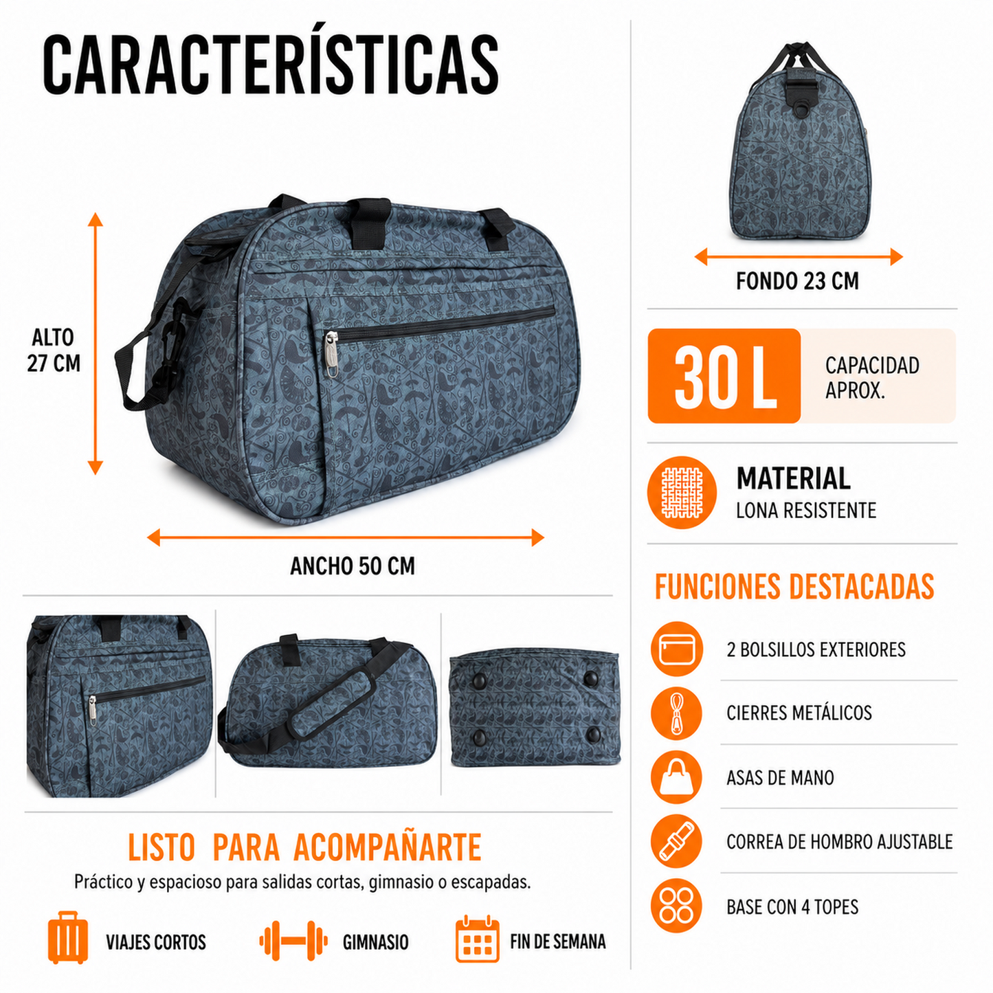 Bolso Multiuso 30L 1101