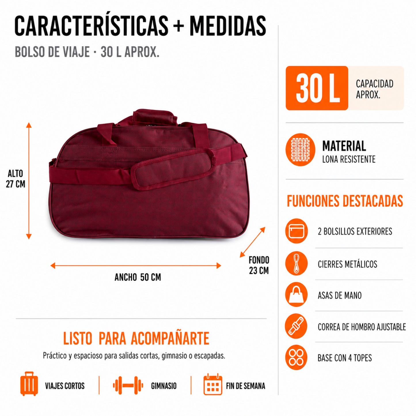 Bolso Multiuso 30L 1101