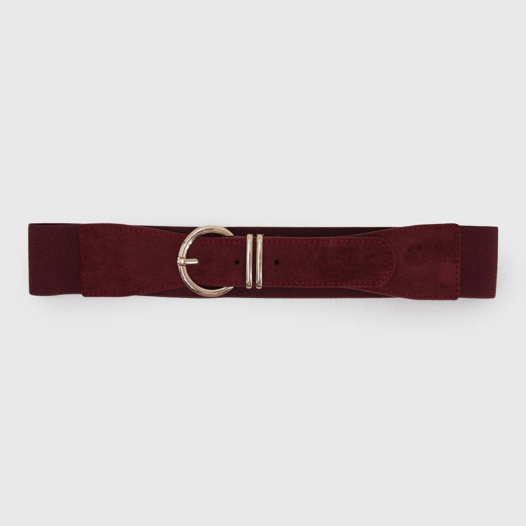 Cinturón Mujer Elasticado Doble Pasador Metálico - BE098