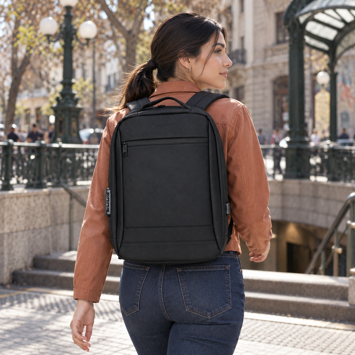 Mochila Antirrobo 25L Porta Notebook 2403