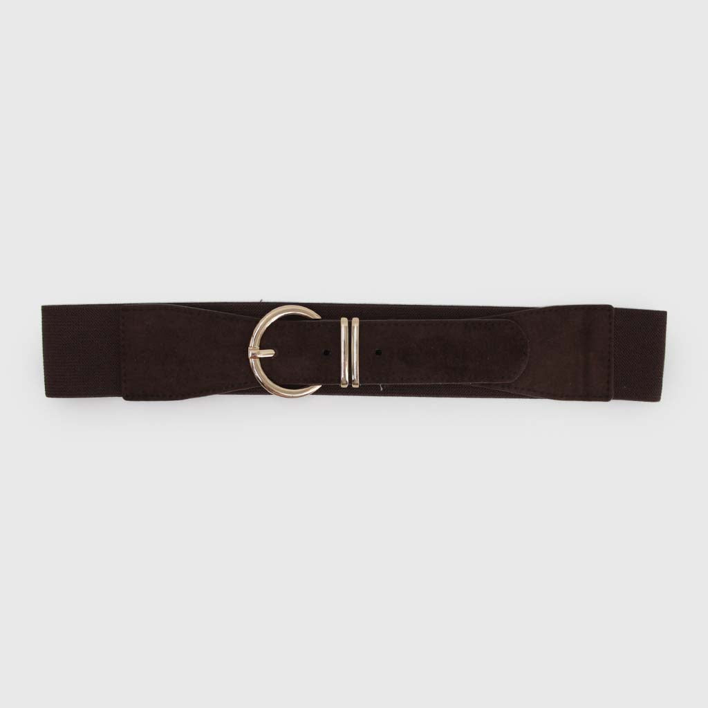 Cinturón Mujer Elasticado Doble Pasador Metálico - BE098