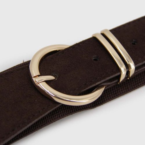 Cinturón Mujer Elasticado Doble Pasador Metálico - BE098