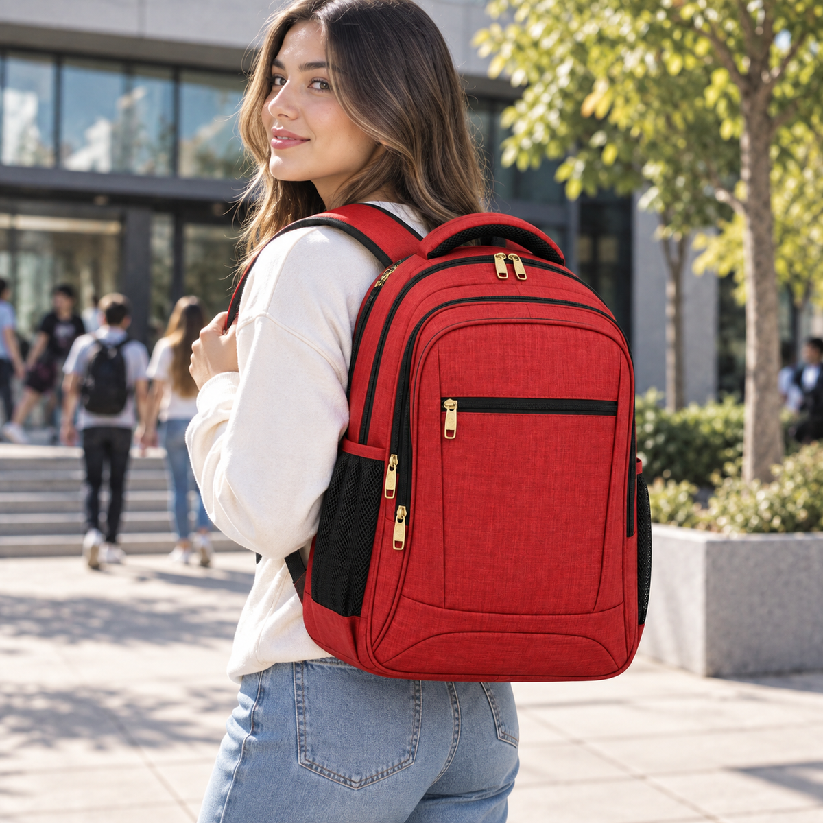 Mochila Semi Acolchada 25 L Porta Notebook 028