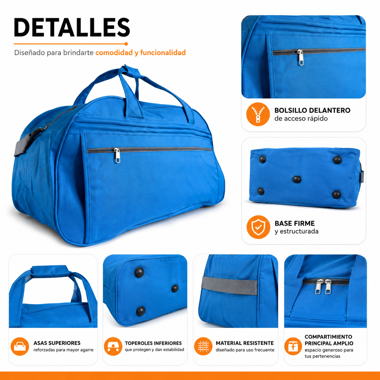 Bolso de Viaje 70L Grande 1104