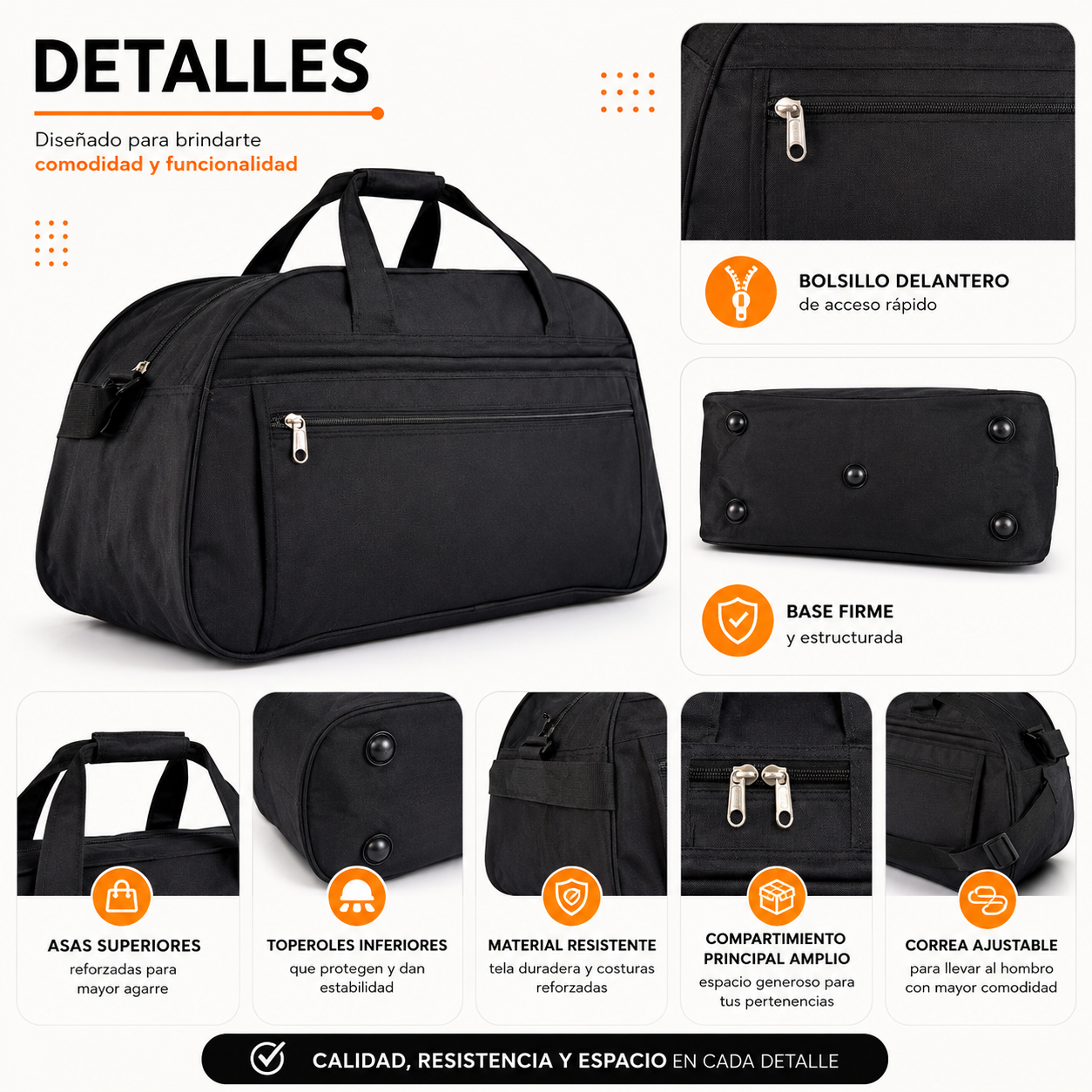 Bolso de Viaje 70L Grande 1104