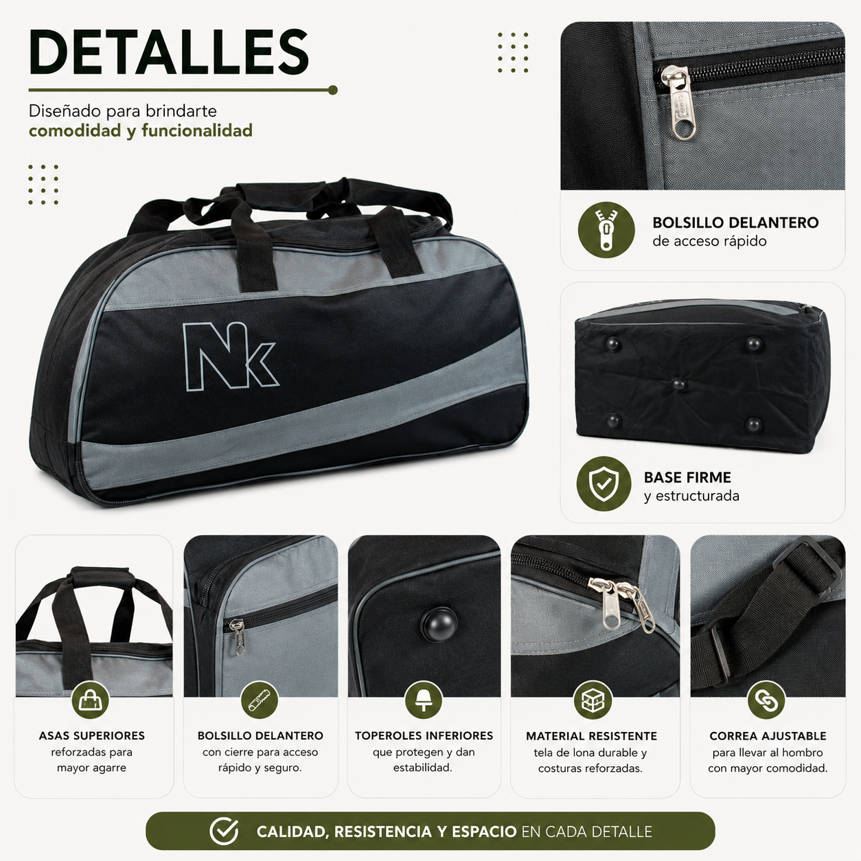Bolso Deportivo 90L 1196A