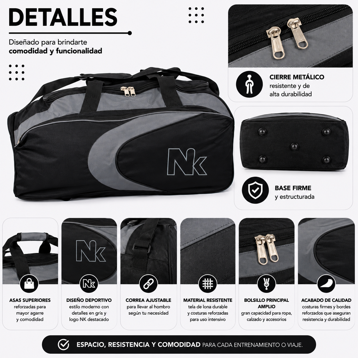 Bolso Raquetero 100L Grande 1133C
