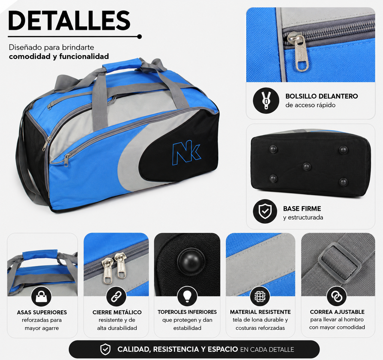 Bolso Raquetero 100L Grande 1133C