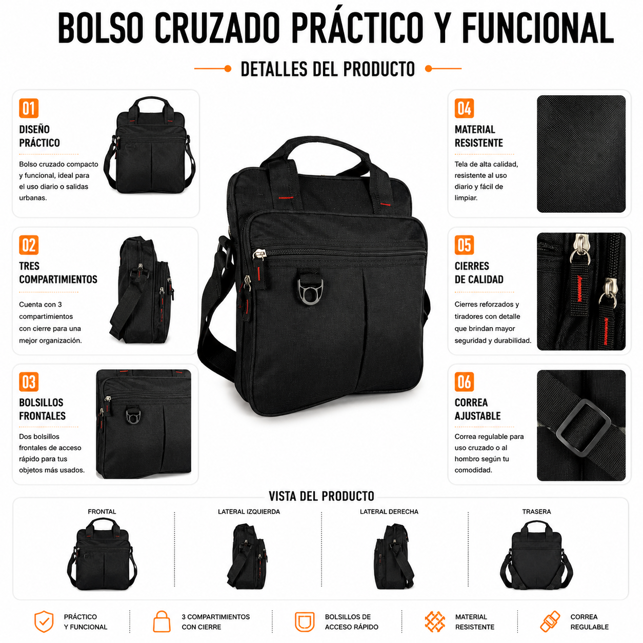 Bolsos Cruzados XL