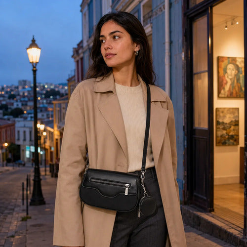Cartera Bandolera Mujer con 2 Straps y Monedero Desmontable - JJ3752