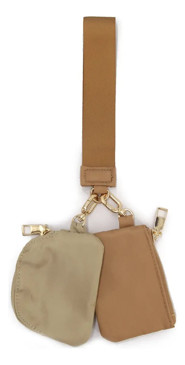 Monedero Tarjetero Billetera con Strap Bicolor - W125