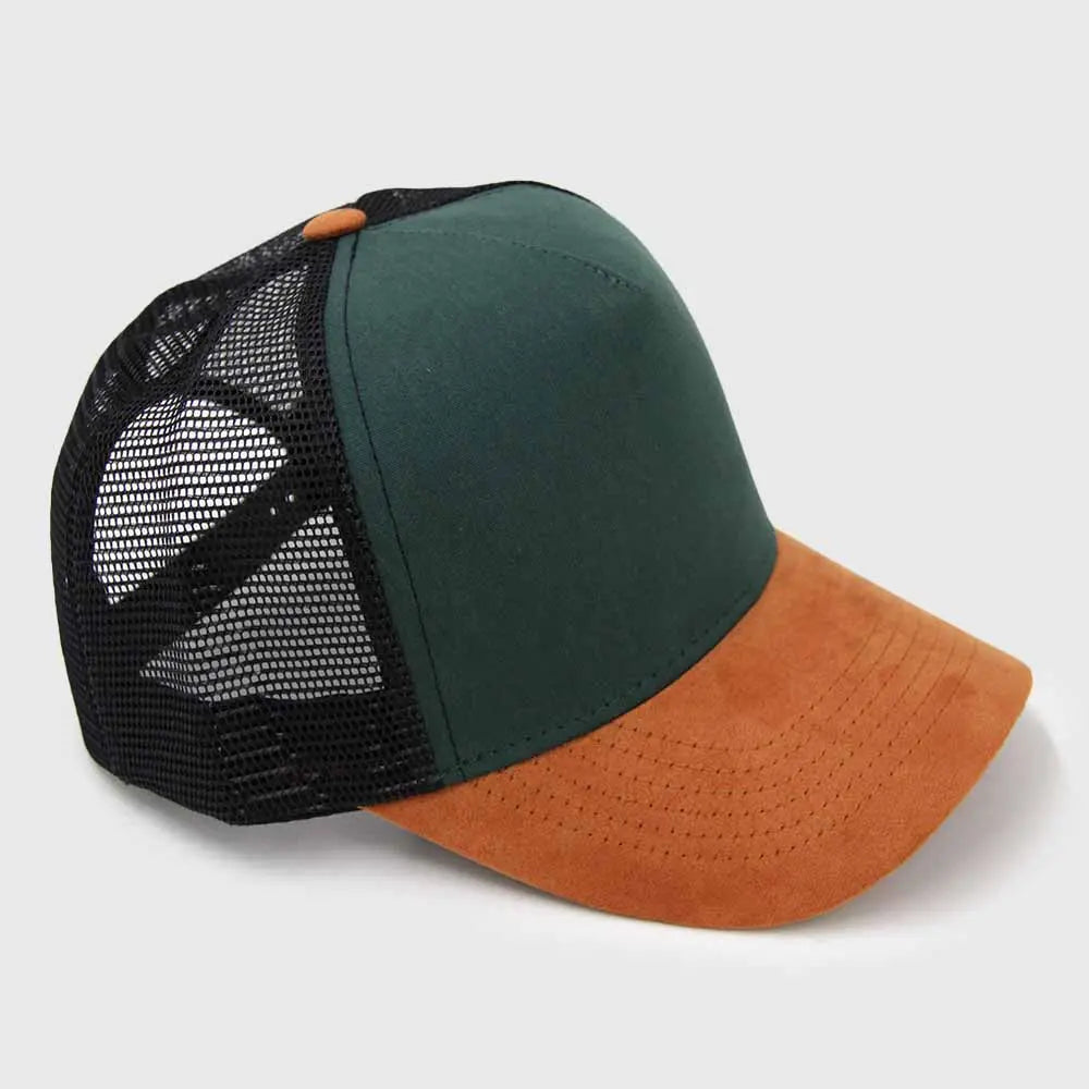 Jockey Trucker Cap 5 Paneles Algodón Gamuza - HT008