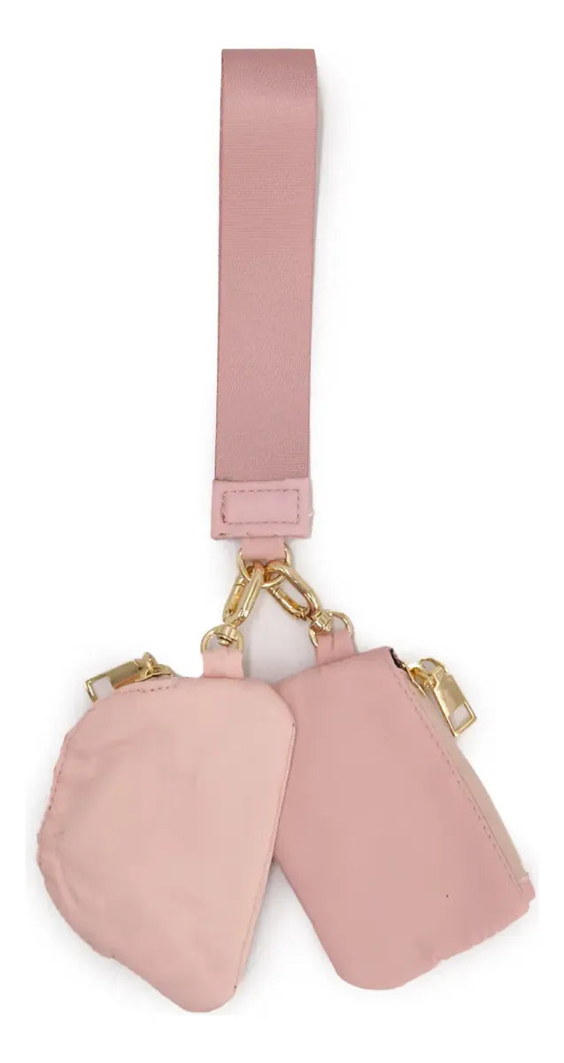 Monedero Tarjetero Billetera con Strap Bicolor - W125