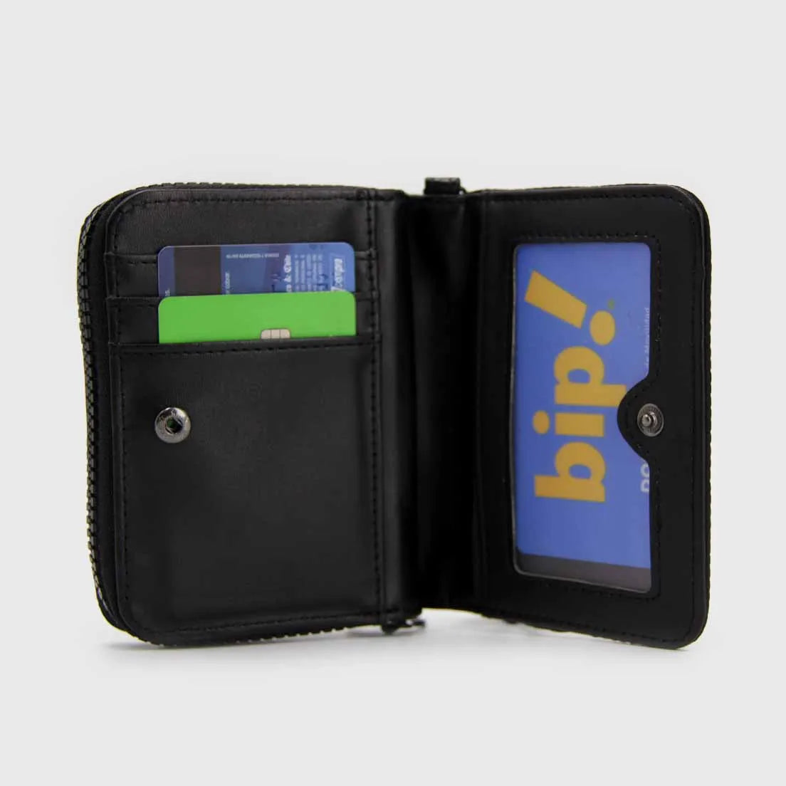 Billetera Monedero Acolchada con Strap Mujer Compacta - W082