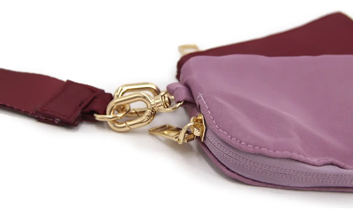 Monedero Tarjetero Billetera con Strap Bicolor - W125
