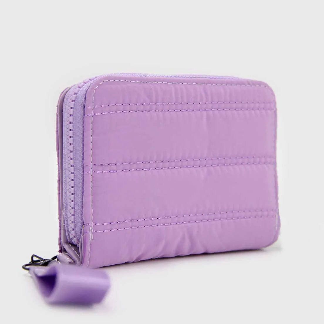 Billetera Monedero Acolchada con Strap Mujer Compacta - W082