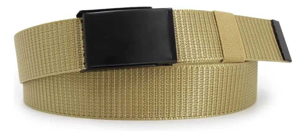 Cinturón Hombre Táctico Hebilla Rectangular Ajustable -BC031