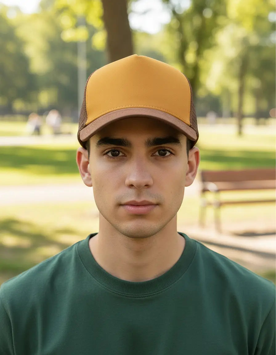 Jockey Trucker Cap 5 Paneles Algodón Gamuza - HT008